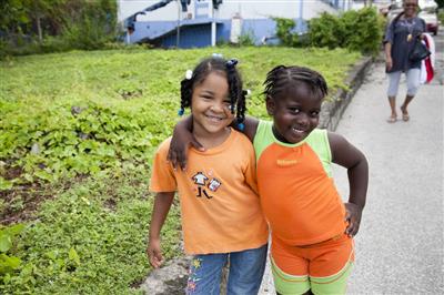 Kinderen op St. Eustatius