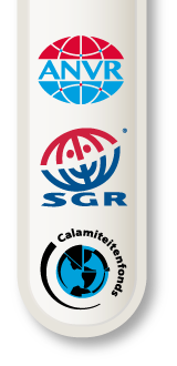 Logo's ANVR, SGR en Calamiteitenfonds