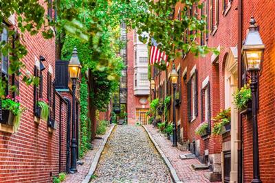 Acorn Street in Boston
