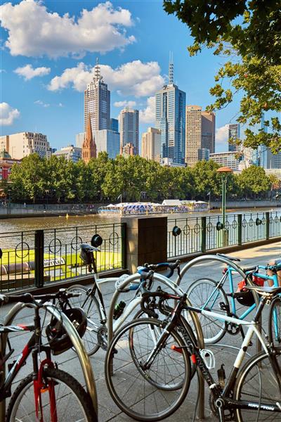 Australie, Victoria, Melbourne, fietsen