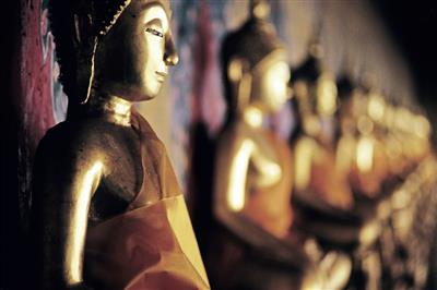 Boeddha-beelden in Wat Arun