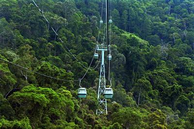 De Kuranda Skyrail door het Barron Gorge National Park