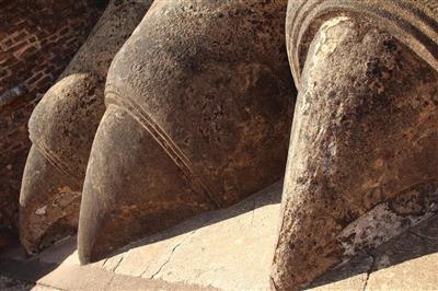 Detail van de Leeuwenrots, Sigiriya