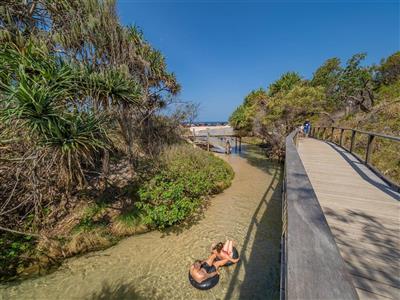 Eli Creek, Fraser Island, Australië (Bron: Tourism and Events Queensland)