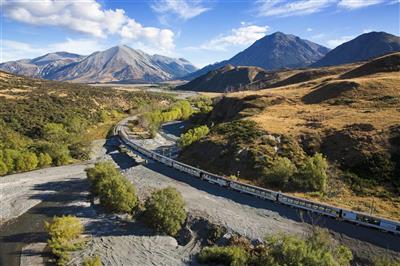 Nieuw-Zeeland, Zuidereiland, Tranz Alpine trein