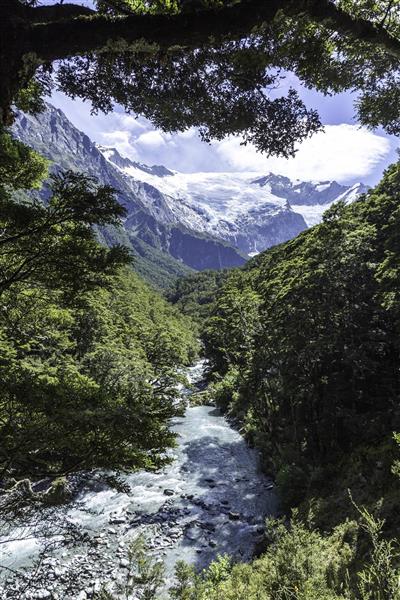 Nieuw-Zeeland, Zuidereiland, Wanaka, Rob Roy gletsjer