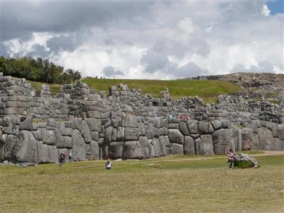 Peru, Cuzco, inkaruïnes van Sacsayhuman