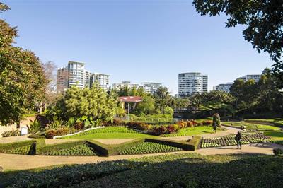 Roma Street Park, Brisbane (Bron: Tourism and Events Queensland)