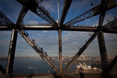 Sydney Harbour Bridge Climb, Australië (Bron: Tourism Australia)