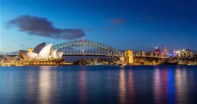 Sydney Skyline at night, Australia