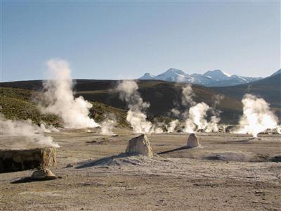 Tatiogeysers in de Atacama bij San Pedro de Atacama