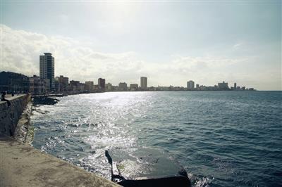 Uitzicht vanuit Malecon te Havana