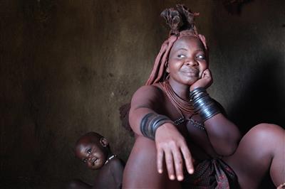 Vrouw van de Himba-stam